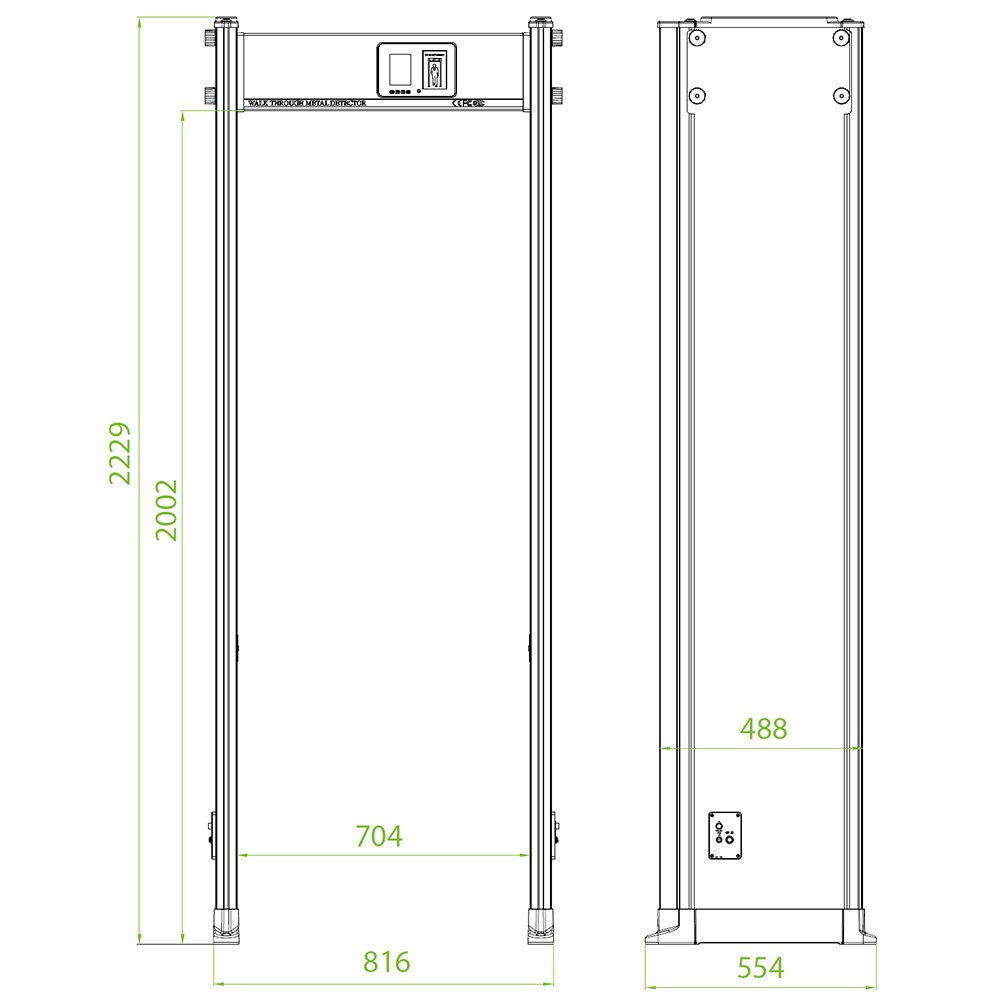 TRASSIR TR-MD01 Арочный металлодетектор