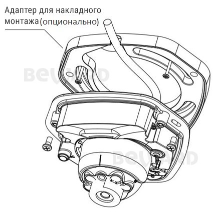 Beward SV2012DM (2.8/3.6 мм на выбор) Видеокамера IP