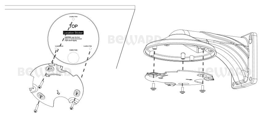Beward SV2016DVZ (2.7-13.5мм) Видеокамера IP