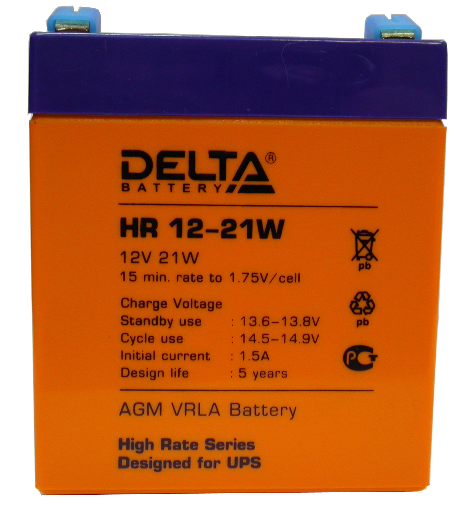 Аккумулятор Delta HR 12-21W
