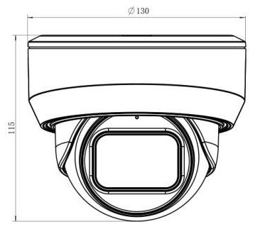 Beward SV3212DZ (2.7-13.5 мм) Видеокамера IP