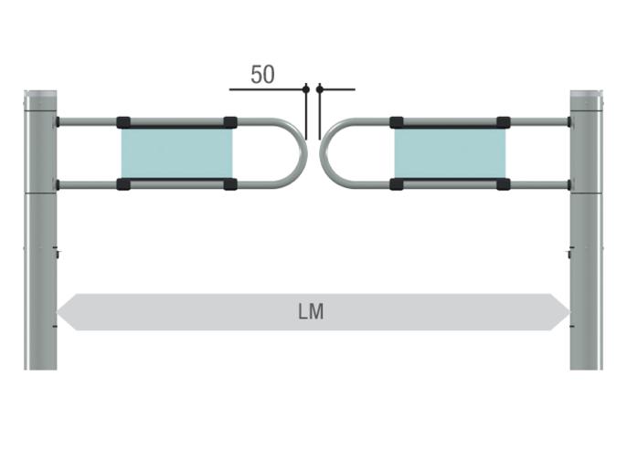 CAME (821XA-0010) Створка 900 мм для SALOON 40