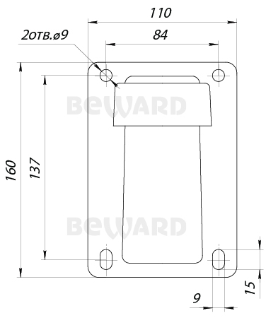 Beward B56-20R Видеокамера IP
