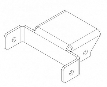 PERCo-MB-16.6 Накладка Т-образная