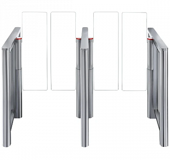 PERCo-STD-11 (SDС-11S-NR) (ATG-300H) Центральная секция с крышкой из стали со створками h=1300 мм