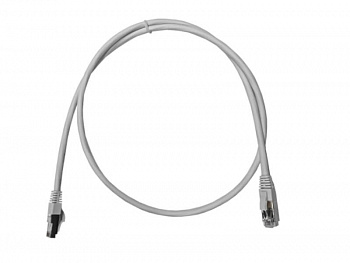 Netko Патч-корд FTP4 cat.6, 1.0м, литой коннектор, серый, LSZH, Expert CKC