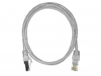 Netko Патч-корд FTP4 cat.5е, 1.0м, BC, LSZH, серый, литой коннектор Optima