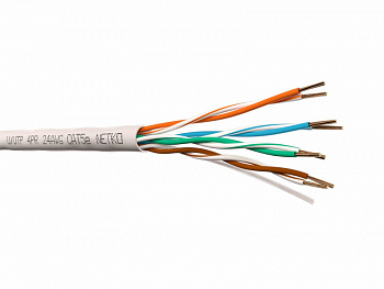Netko Кабель U/UTP4 cat.5e, 4 пары 24 AWG BC, 305м, многожильный, FLUKE TEST, Expert