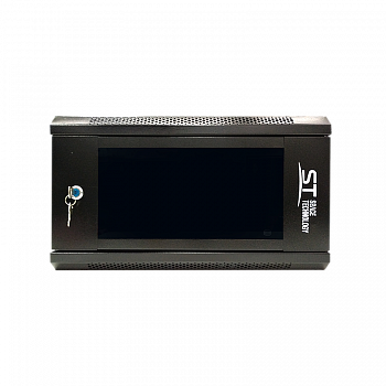 Space Technology ST-NC6U01 (ЧЕРНЫЙ) С ПОЛКОЙ (версия 2) Шкаф монтажный