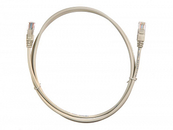 Netko Патч-корд UTP4 cat.5e, 1.5м, литой коннектор, серый, CKC