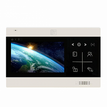 Space Technology ST-М102/4 (S) черный Видеодомофон