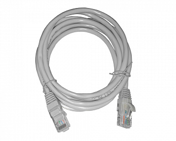 Netko Патч-корд UTP4 cat 5e, 2,0м, BC, LSZH, серый, литой коннектор Optima