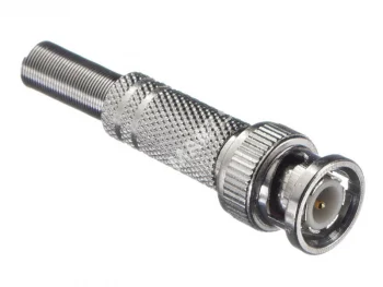 Netko Коннектор BNC под винт с пружиной, цинк Optima