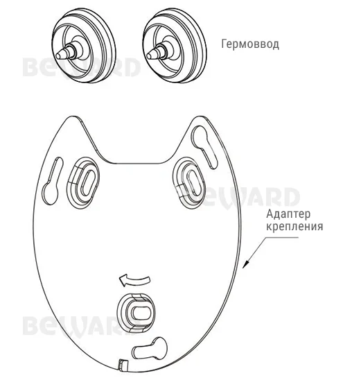 Beward SV2012DB (2.8 / 3.6 мм) Видеокамера IP