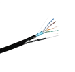 Space Technology FTP CAT 5E CU 4x2x0,50 CU PE ВНЕШ С ТРОСОМ(МЕДНЫЙ)