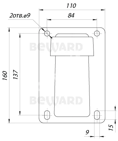 Beward B56-20R Видеокамера IP
