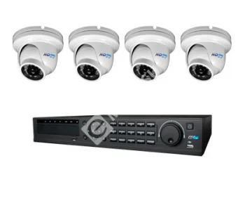 HDeye Комплект видеонаблюдения на 4 камеры Full HD 3,6 dome