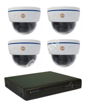 Hunter IP KIT-4/65 Комплект видеонаблюдения на 4 камеры 1Mp