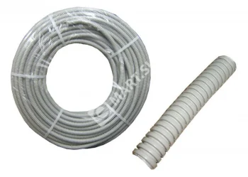 Netko Труба гофрированная, ПВХ, легкая, с зондом, d40 мм, серая, 25м "УП"