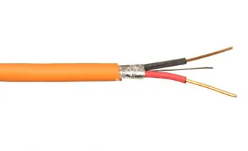Технокабель Кабель сигнальный, экранированный, КПСЭнг(А)-FRLS, 1*2*0.5мм2 (0.81мм) 200м, оранж.