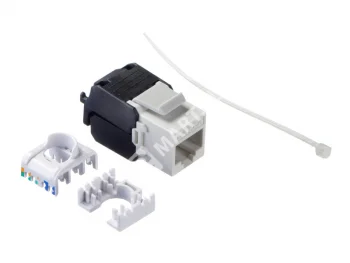 Netko Модуль Keystone неэкранированный, RJ45, cat.6А, 180°, 110/Krone тип