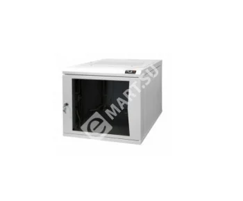 TLK TWC-155350-M-W-GY Шкаф настенный CLASSIC 15U стекл.дверь